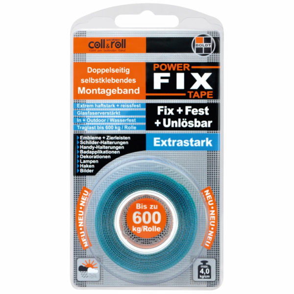 Montážní páska Boldt Fix a neodnímatelná páska Turbocoll ...