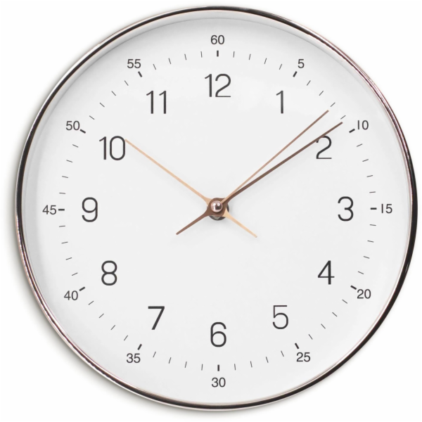 Nástěnné hodiny Wall-Art, moderní, průměr 25 cm, vzhled b...