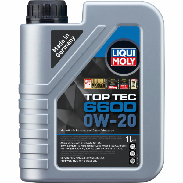 Liqui Moly Top Tec 6600 0W-20 1 l
