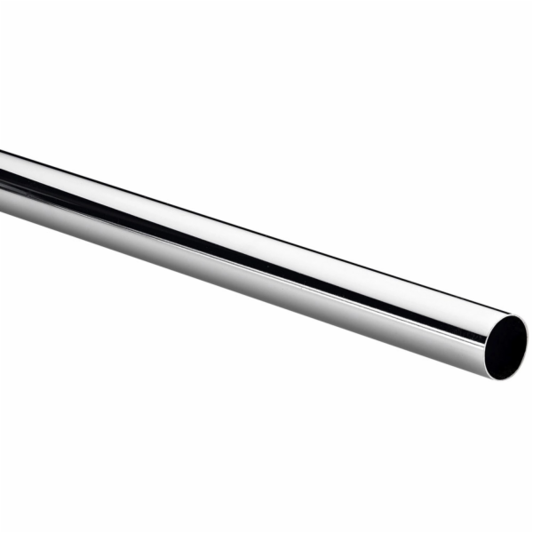 Kulatá šatní tyč Hettich O 25 mm x 2000 mm, chromovaná ocel