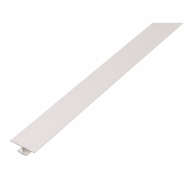 H-profil plast 6 mm x 25 mm x 1 000 mm bílý