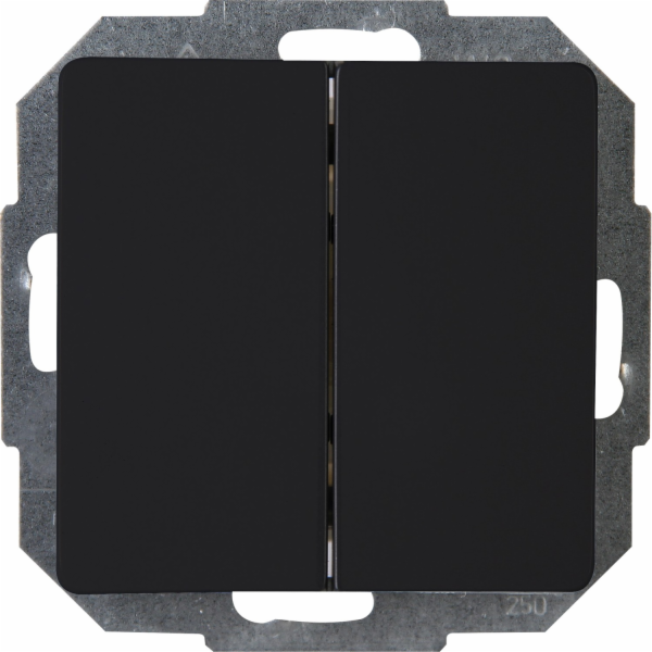 Spínač řady Kopp Paris matně černý