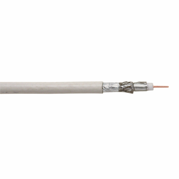 Koaxiální kabel 4-S 120 dB bílý 25 m