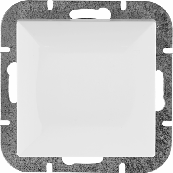 Jednopolohový přepínač/zapínač/přepínač Jule, čistě bílý