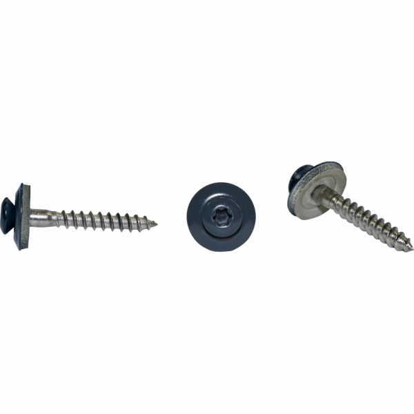 Střešní vruty 4,5 mm x 35 mm antracitové, 25 kusů v sáčku