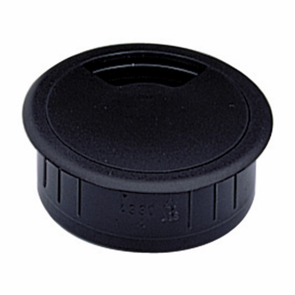 Kabelová průchodka Hettich O 60 mm plastová černá
