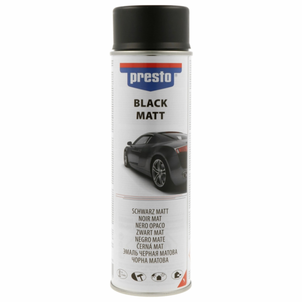 Barva ve spreji Presto černá matná 500 ml
