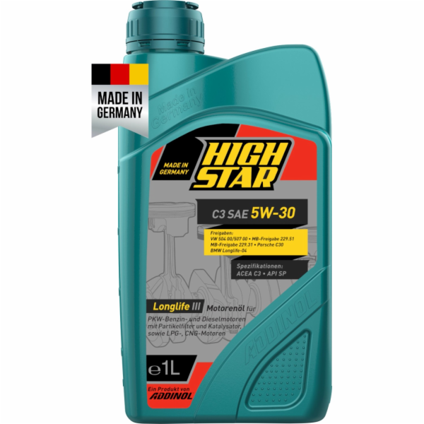 Motorový olej High Star C3 SAE 5W-30 1 l