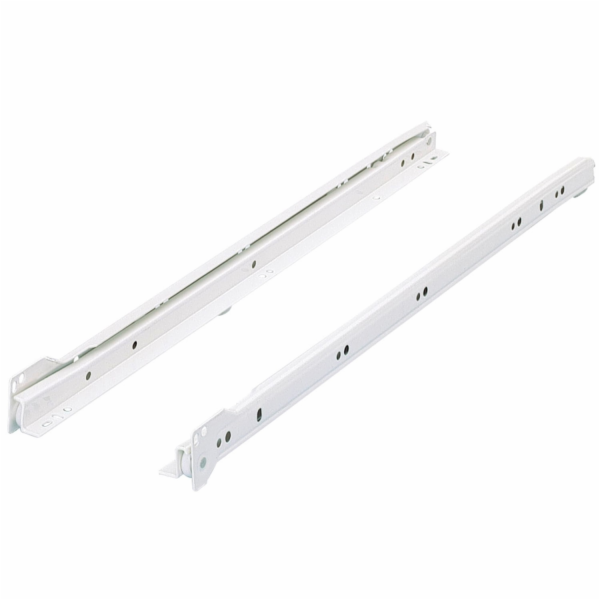 Kolečkový výsuv Hettich 550 mm, práškově lakovaný bílý, 2...