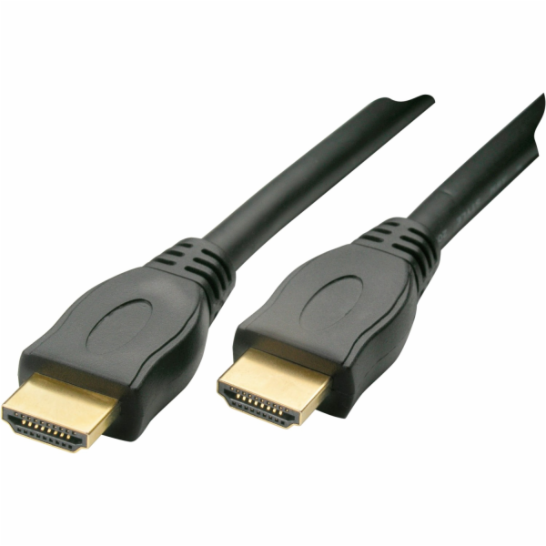 HDMI propojovací kabel 2 m, pozlacený, černý HDMI0200 043