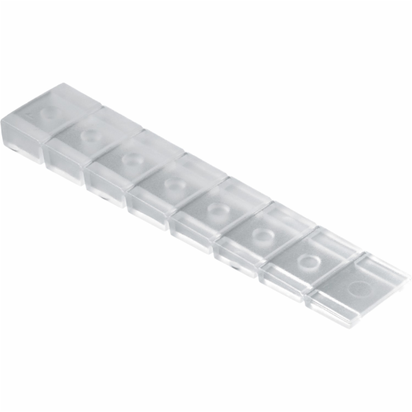 Řezací klín Hettich, 20 x 100 mm, průhledný plast, 4 kusy