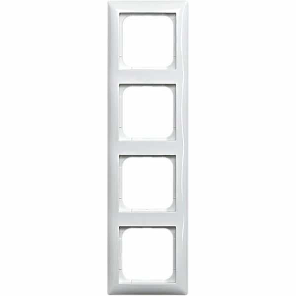 Krycí rámeček Busch-Jaeger Balance SI, 4násobný, Alpine W...