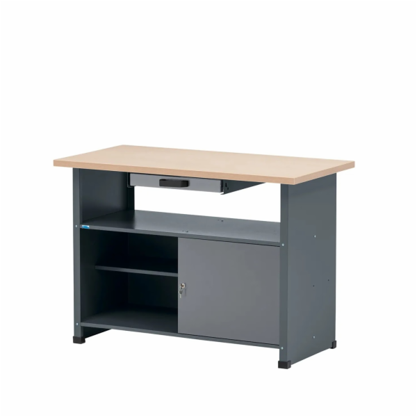 Pracovní stůl Küpper, 1 dveře, 1 zásuvka, 84 x 120 x 60 c...