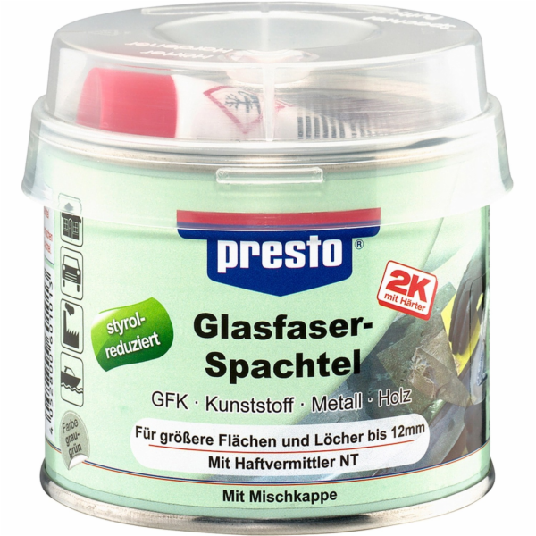 Tmel do skelných vláken Presto 250 g