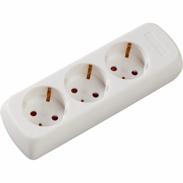 3cestný prodlužovací kabel bez napájecího kabelu