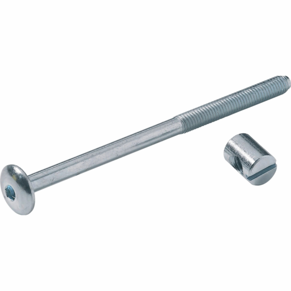 Spojovací šroub Hettich M6 x 100 mm se svorkou, 4 ks.