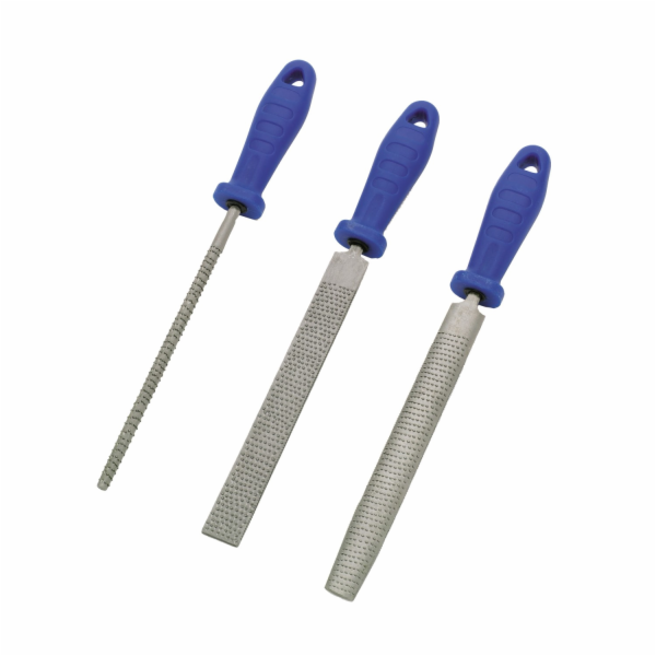 Sada rašplí LUX-TOOLS, 3dílná, 200 mm