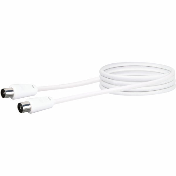Propojovací kabel antény Schwaiger, bílý, 1,5 m