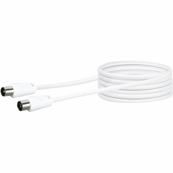 Propojovací kabel antény Schwaiger, bílý, 5 m