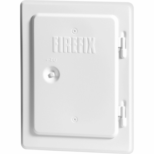 Dvířka krbu Firefix, bílá prášková barva