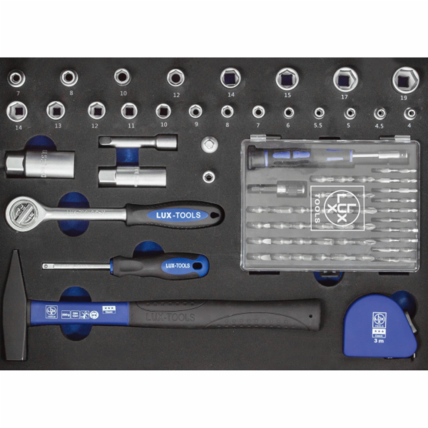 Kufr na nářadí LUX-TOOLS se 129 díly