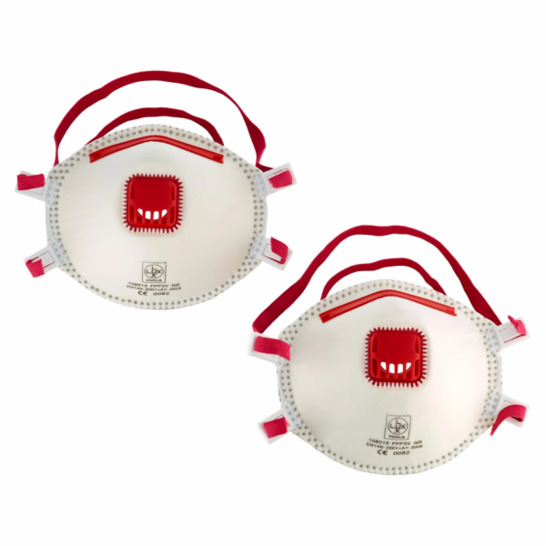 LUX-TOOLS Respirátor proti jemnému prachu FFP3 2 kusy