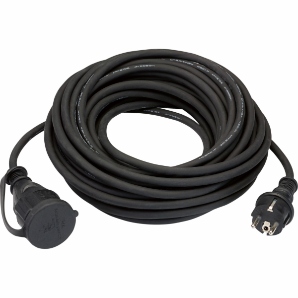 Prodlužovací kabel 15 m černý H05RR-F 3G1.5