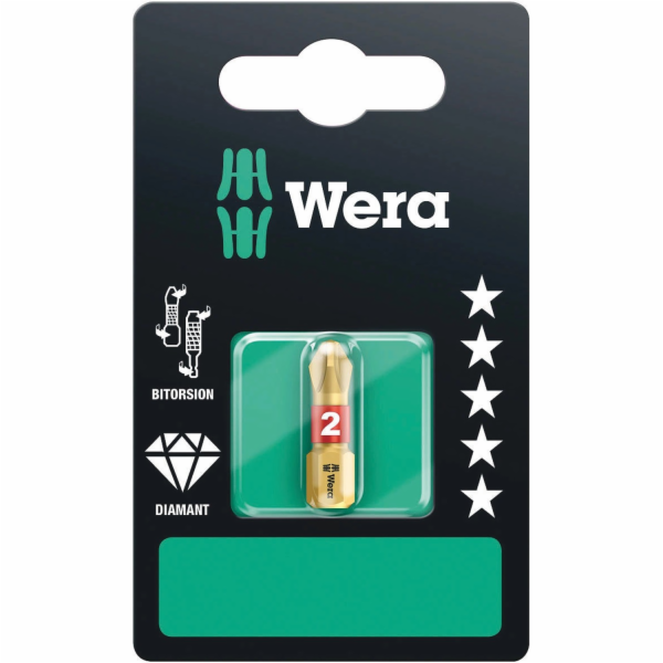 Bit Wera Phillips PH2 x 25 mm 851/1 bi-torzní zóna