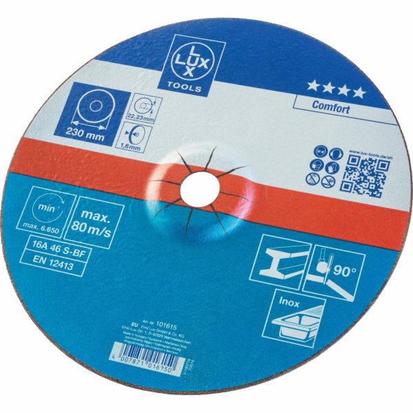 LUX-TOOLS kotouč na řezání textilu 230 mm