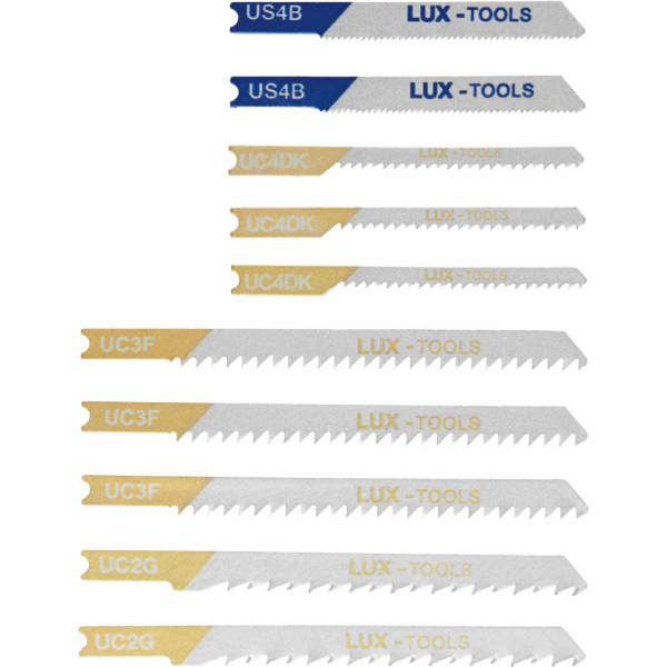 Sada pilových plátků LUX-TOOLS s U-hřídelí
