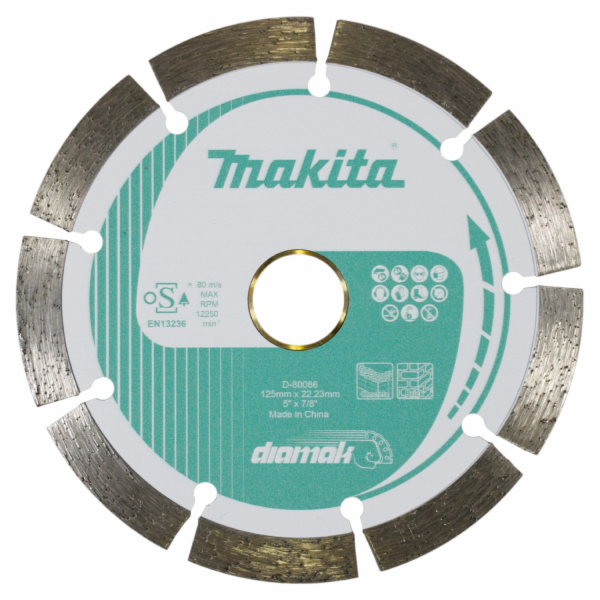 Diamantový řezný kotouč Makita D-80086 Diamak 125 mm