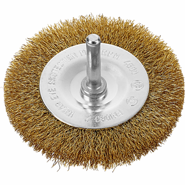 LUX-TOOLS Mosazný kotoučový kartáč O 75 mm