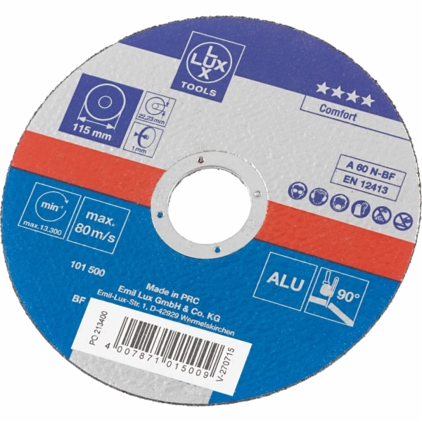 LUX-TOOLS kotouč na řezání textilu 115 mm