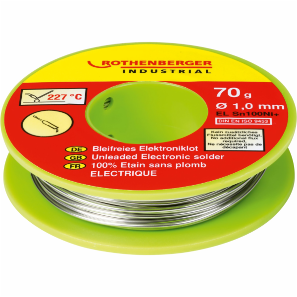 Pájecí pájka Rothenberger pro elektroniku 70 g bez olova