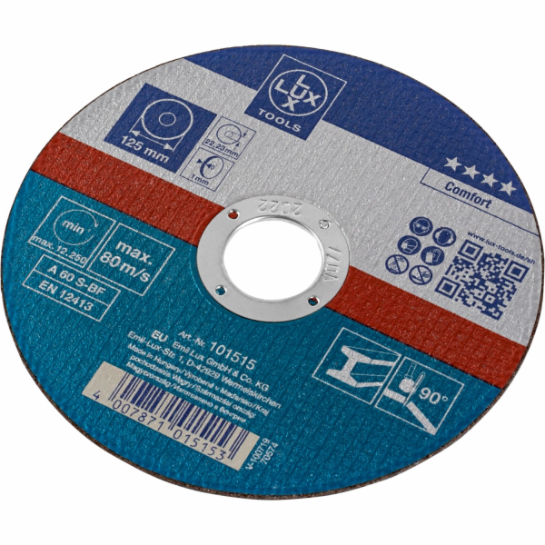 LUX-TOOLS Řezací kotouč na textil O 125 mm