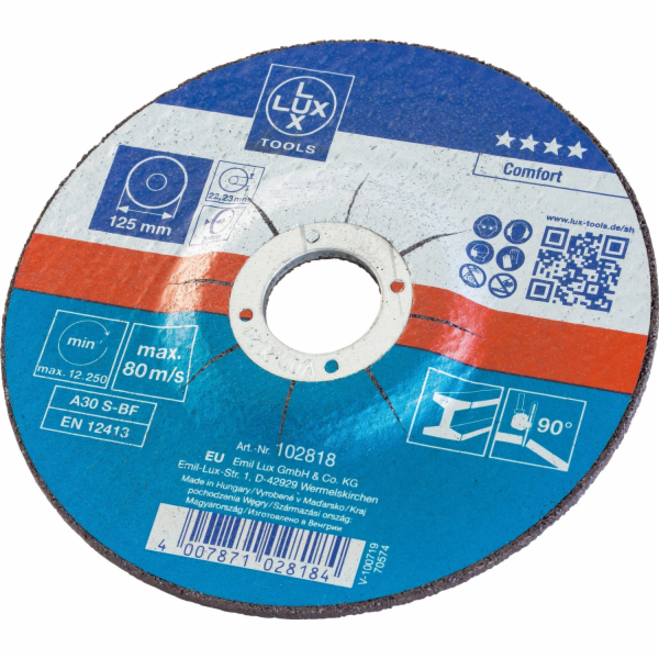 LUX-TOOLS Řezací kotouč na textil 125 mm Offset na kov
