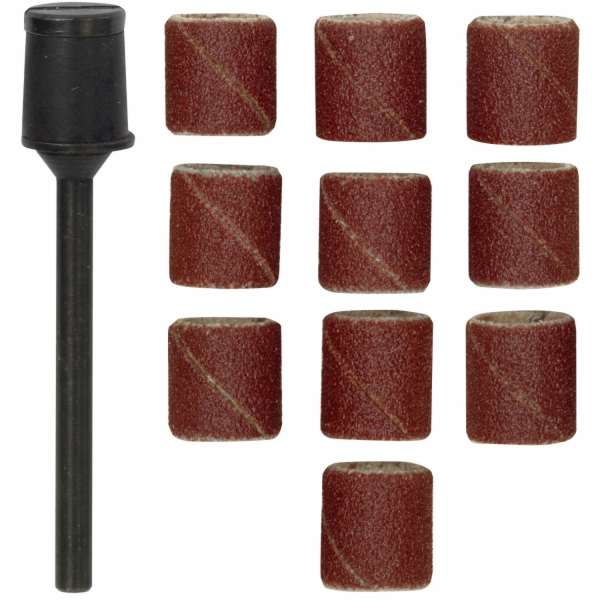 Brusný válec Proxxon 10 mm s 10 brusnými pásy, zrnitost 150