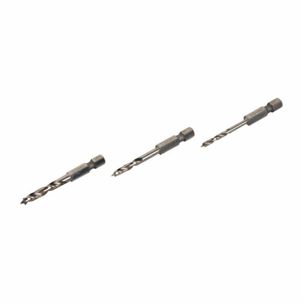 Sada vrtáků do dřeva LUX-TOOLS, 6 stran, 3 mm, 4 mm a 5 mm