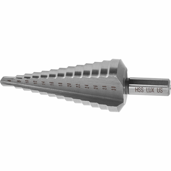 Stupňovitý vrták LUX-TOOLS O 6 mm - 30 mm