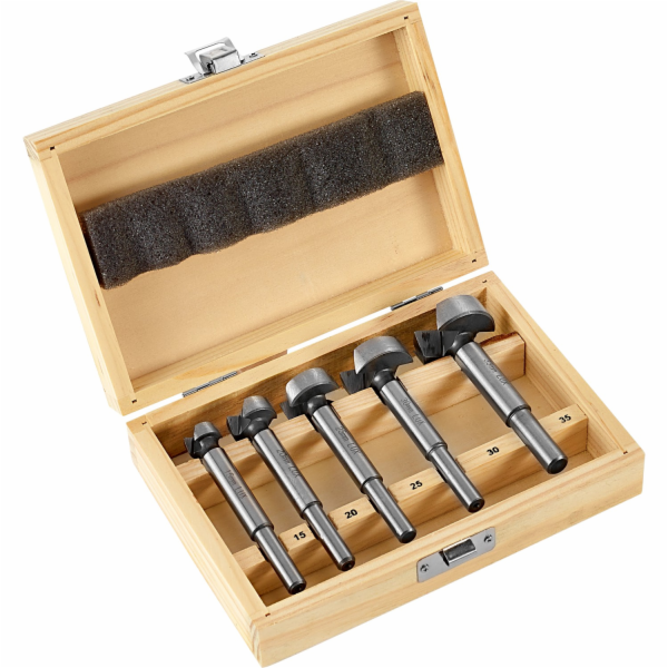 Sada vrtáků Forstner LUX-TOOLS O 15 mm - 35 mm, 5dílná