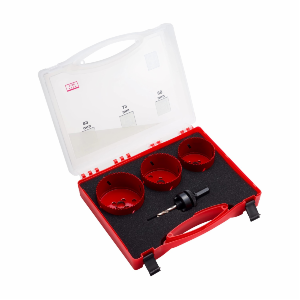Sada děrových pil LUX-TOOLS, 4dílná