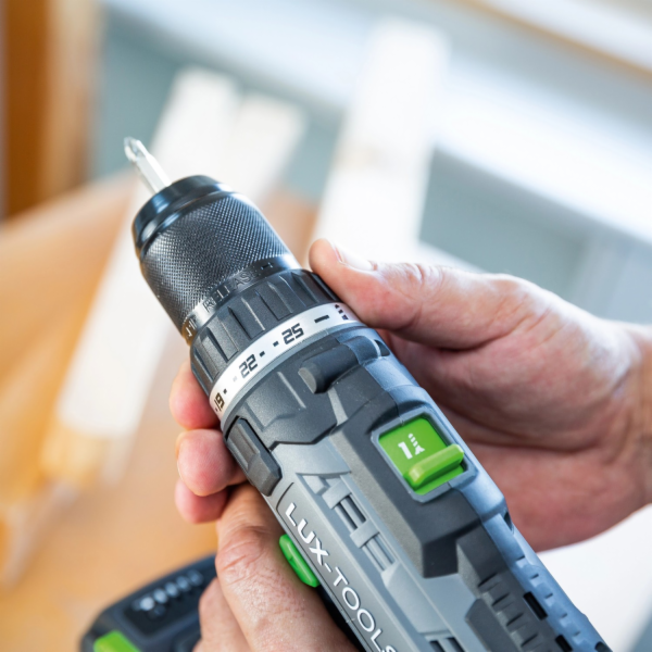 Sada akumulátorových vrtaček LUX-TOOLS 1 PowerSystem A-BS-20