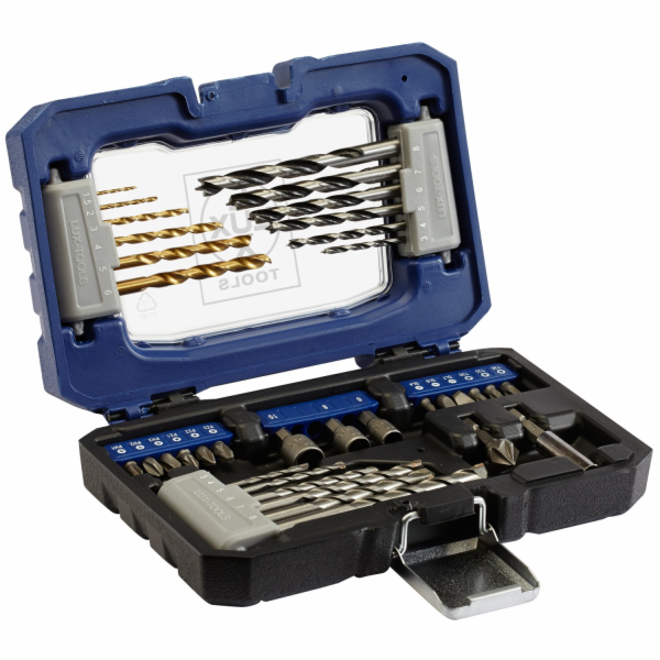 Sada vrtáků a bitů LUX-TOOLS, 36dílná