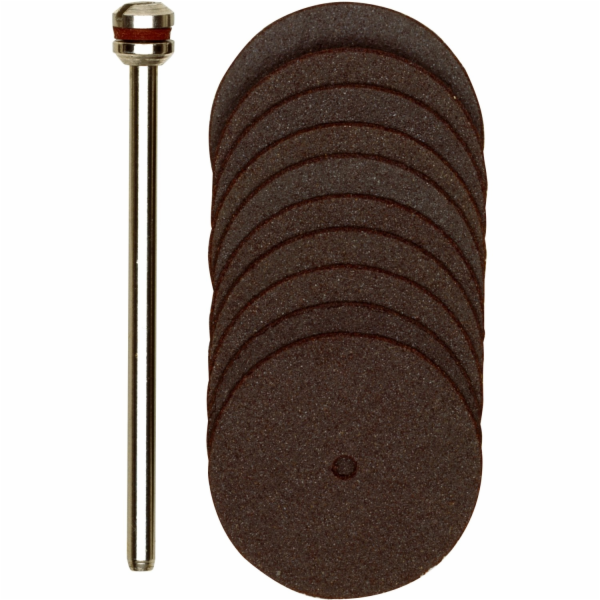 Řezné kotouče Proxxon 22 mm, 10 kusů, včetně 1 držáku
