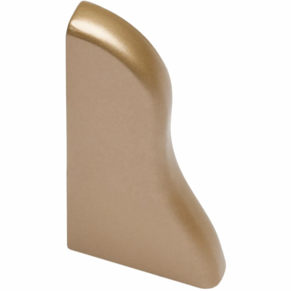 Koncový díl OBI zlatý matný 2 kusy