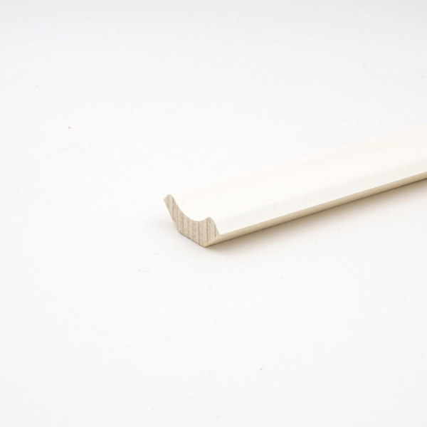 Obkladová lišta, silná fólie, bílá, 22 x 22 x 2500 mm