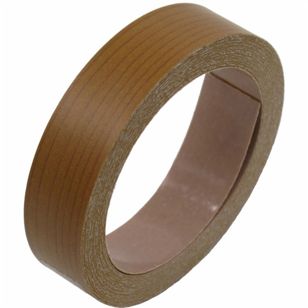 Samolepicí hranová páska, 5 m x 19 mm, třešňová povrchová...
