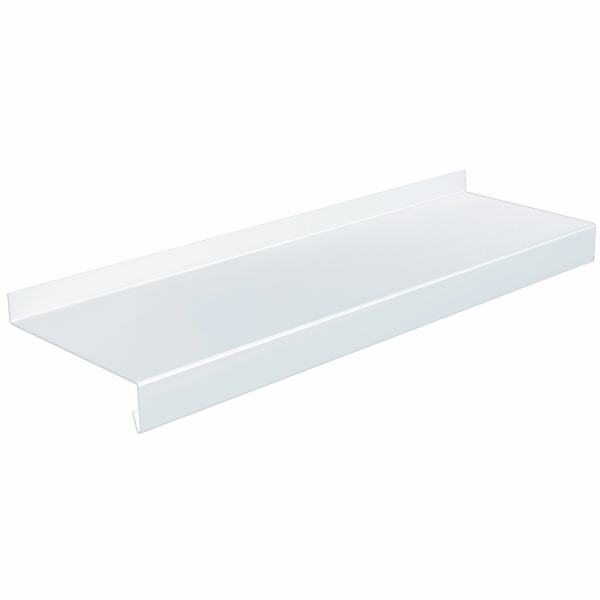 Hliníkový parapet, bílý, přesah 19,5 cm