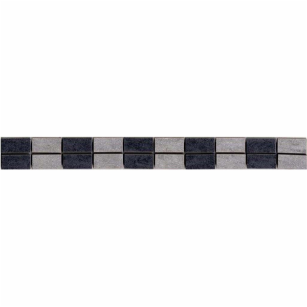 Mozaiková směs Border Smart, antracitově šedá, 3 cm x 50 cm