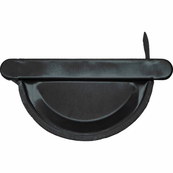 Pravý koncový díl okapu NW 80 RAL 7016 Antracit